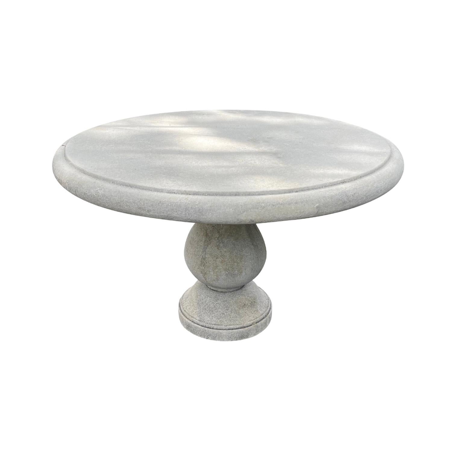 21st Century French Limestone Table Tours In Good Condition In West Palm Beach, FL