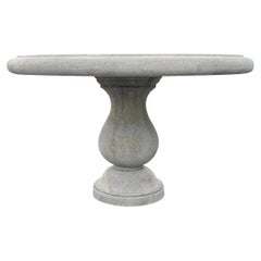 20th Century French Limestone Table Tours