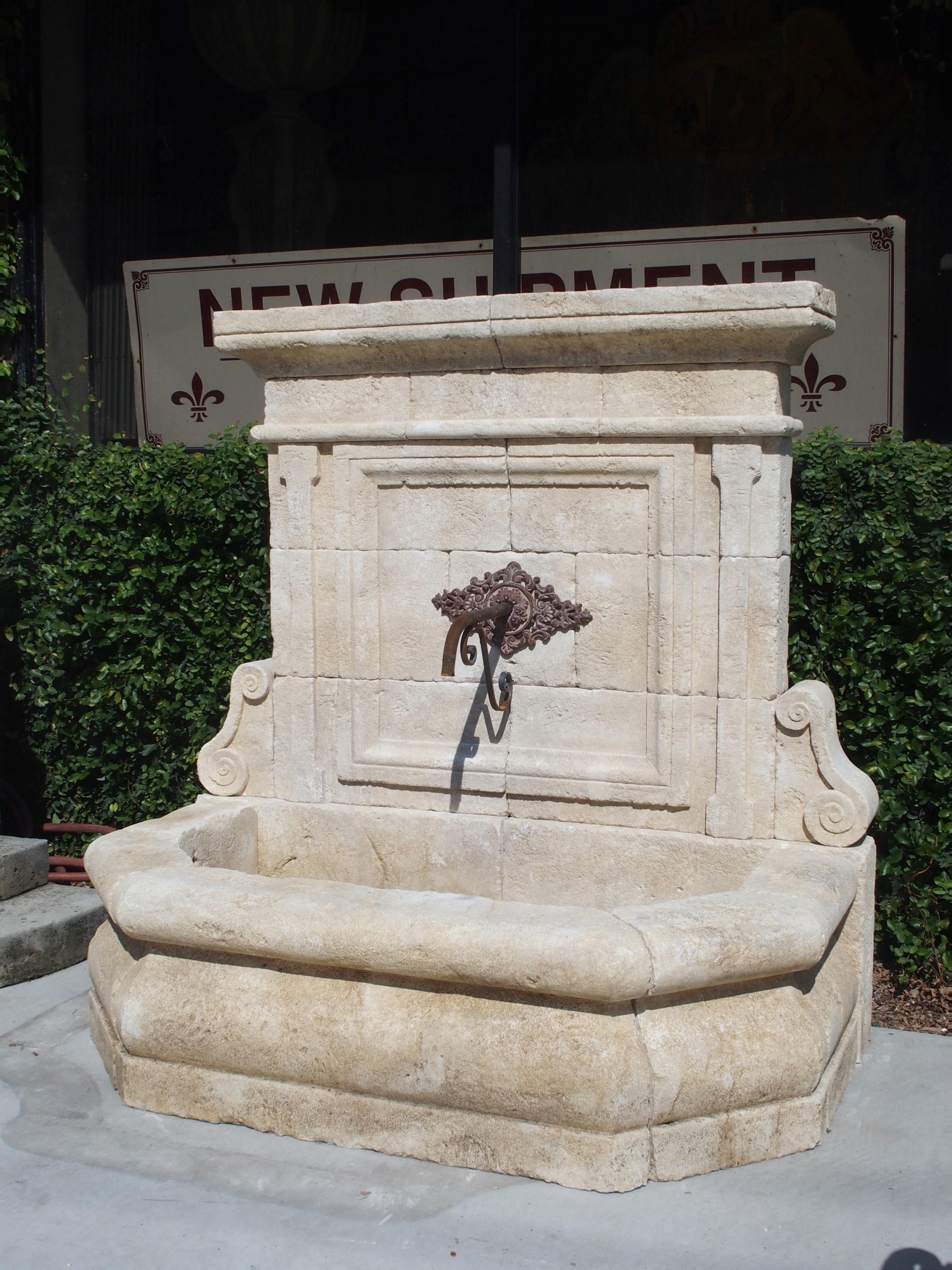 Limestone Wall Fountain from The Vaucluse, Provence France 5