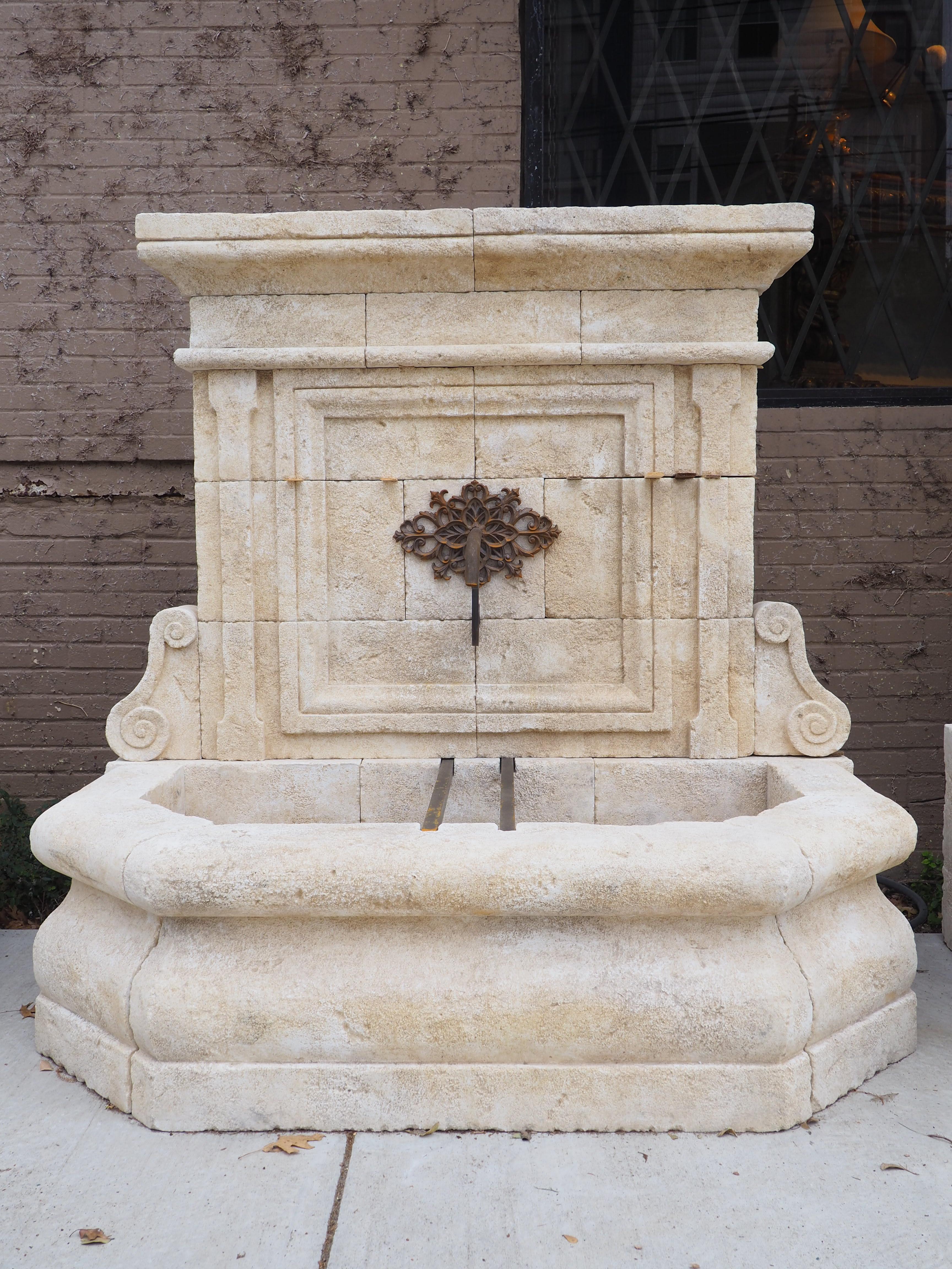 Limestone Wall Fountain from the Vaucluse, Provence France 5