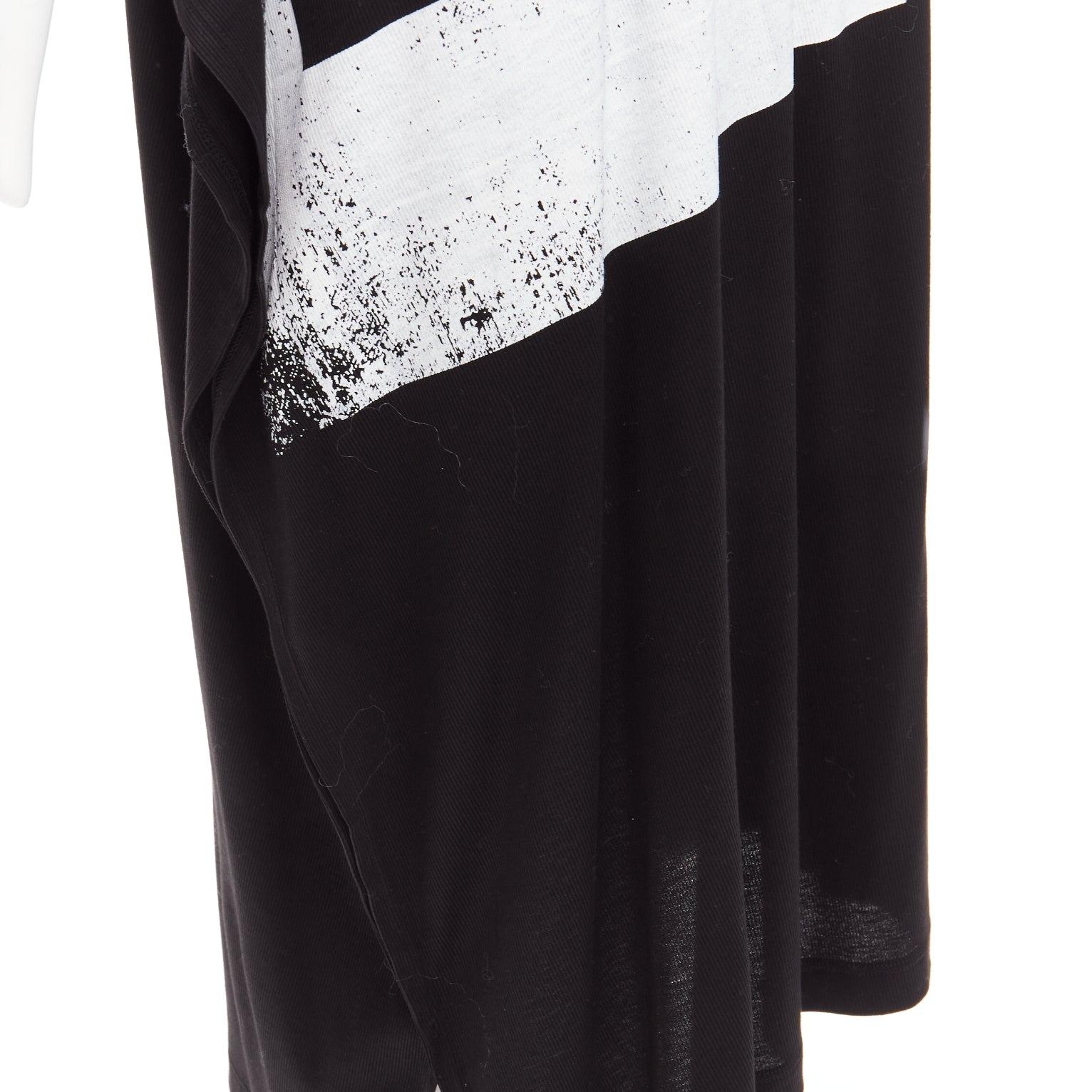 LIMI FEU black LF printed asymmetric sleeveless scoop neck tank dress S For Sale 2