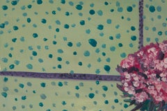 LiMing Guan Impressionist Original Oil Painting "Blue Vase"