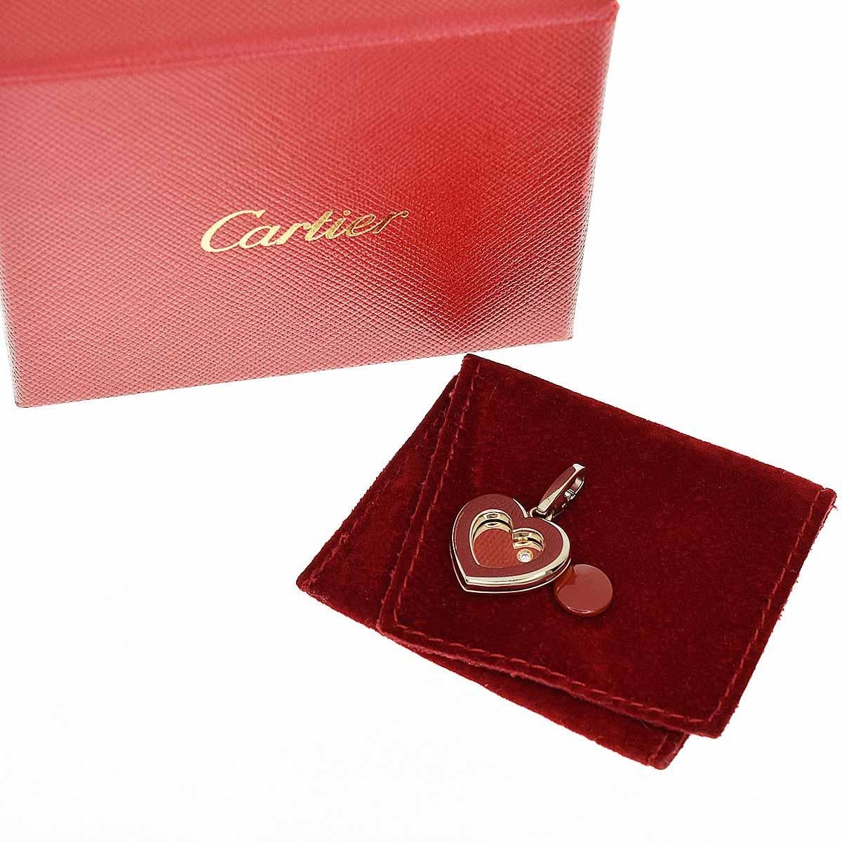 Limited 300 Cartier Diamond 18 Karat Pink Gold White Gold Double Heart Charm 2