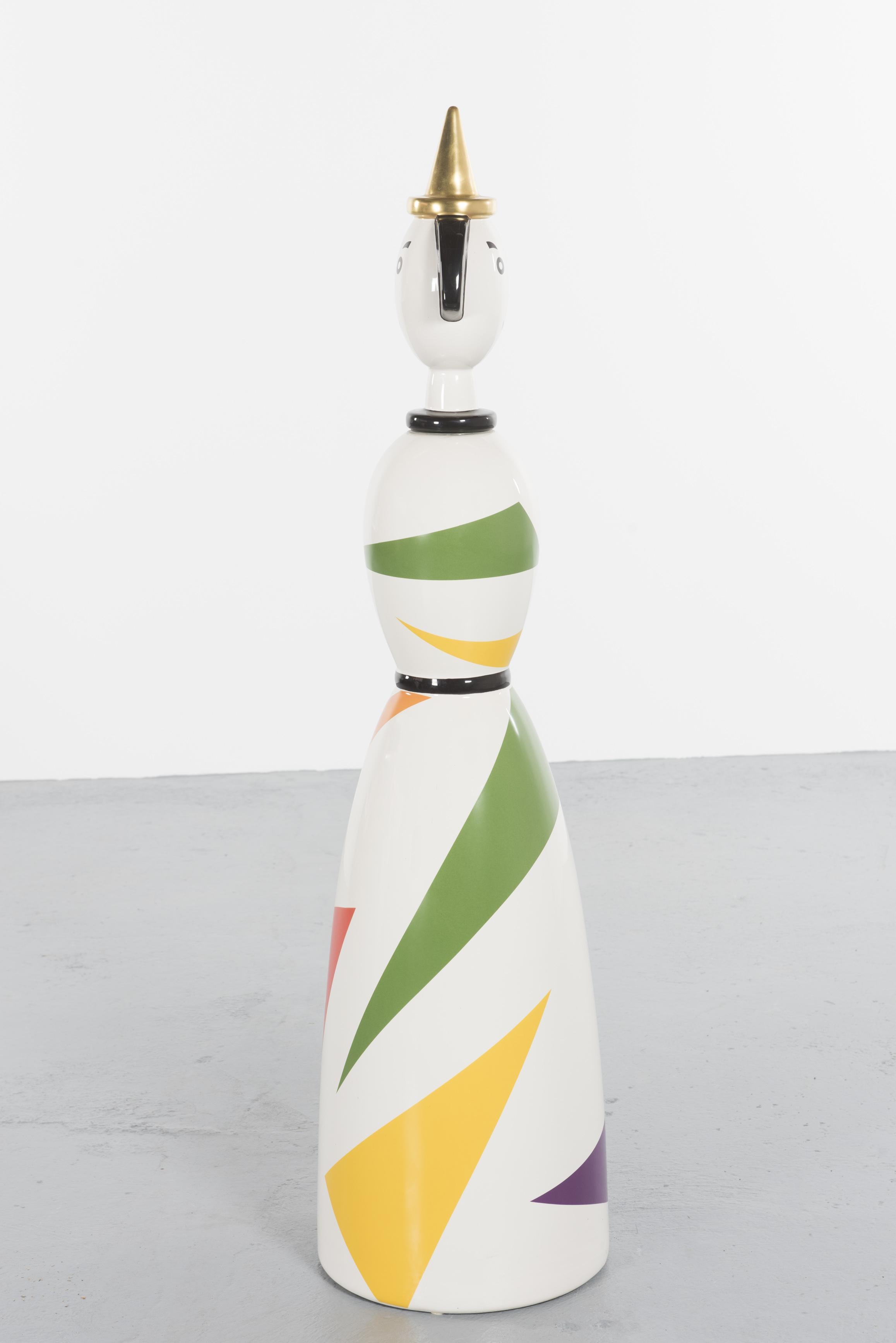 Limited and Rare Ceramic Named Anna Harlequin by Alessandro Mendini For Alessi In Excellent Condition In Villeurbanne, Rhone Alpes