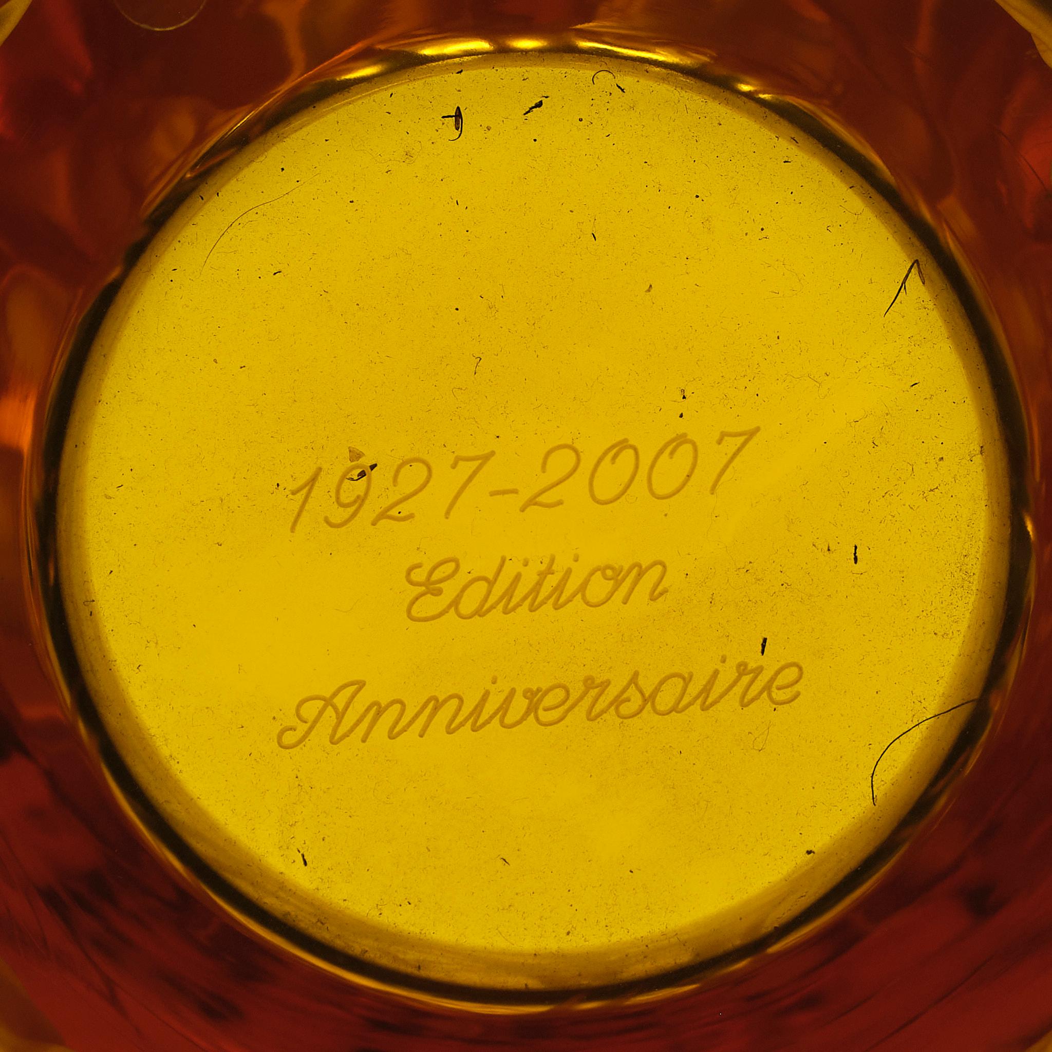Vase « Bacchantes » en verre de cristal ambré à édition limitée pour l'anniversaire de Lalique 5