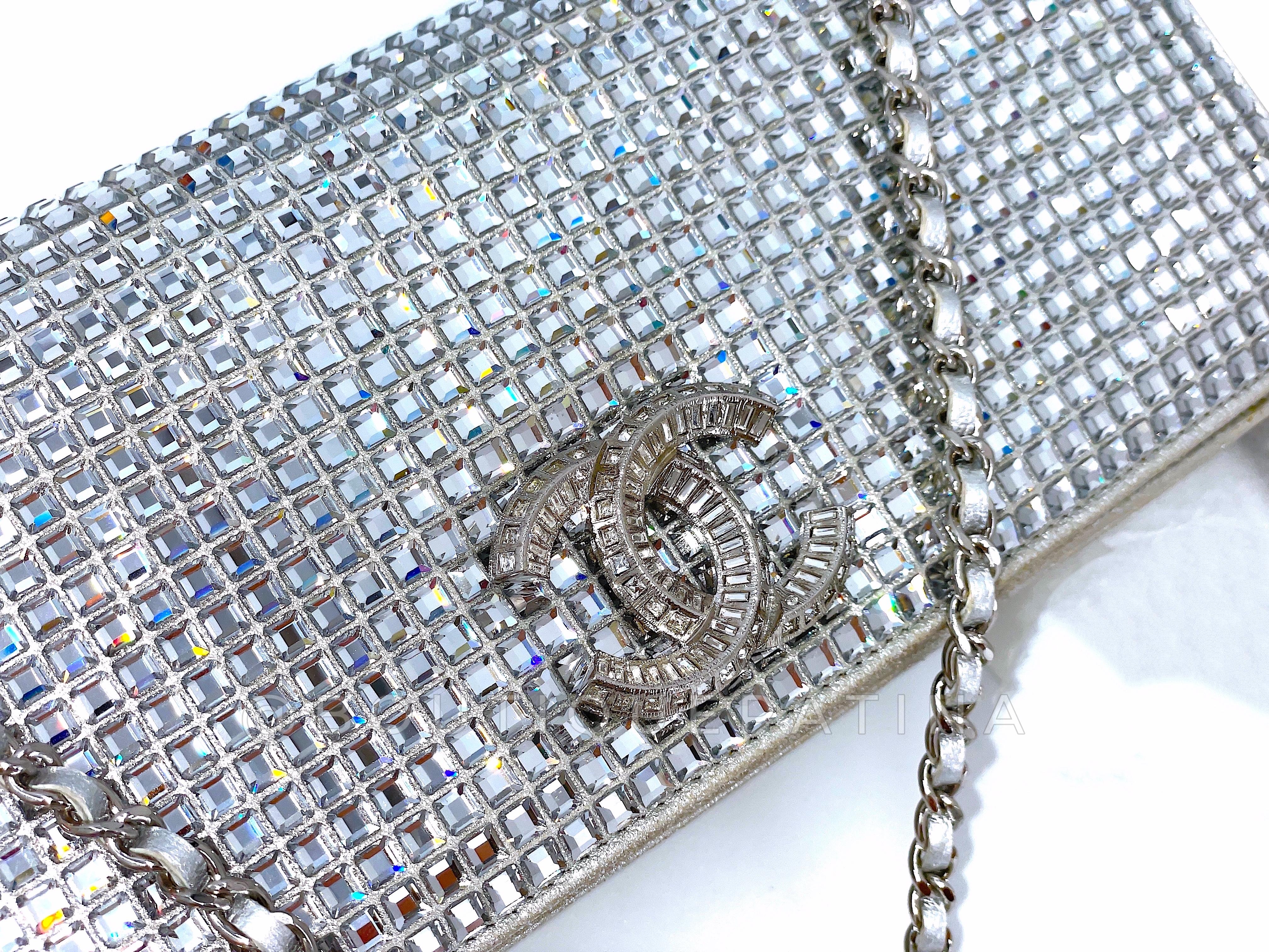 Limited Chanel 15C Paris-Dubai Strass Crystals EW Clutch Flap Bag 67125 4