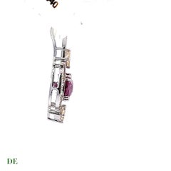 Limited Classic 14k Gold w/ 1.45 ct Purple Lavender spinel .68ct Diamond Pendant