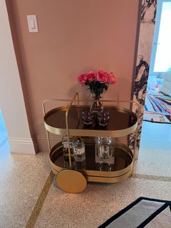 Limited Edition 1 of 50 Schonbuch Gold Grace Trolley by Sebastian Herkner