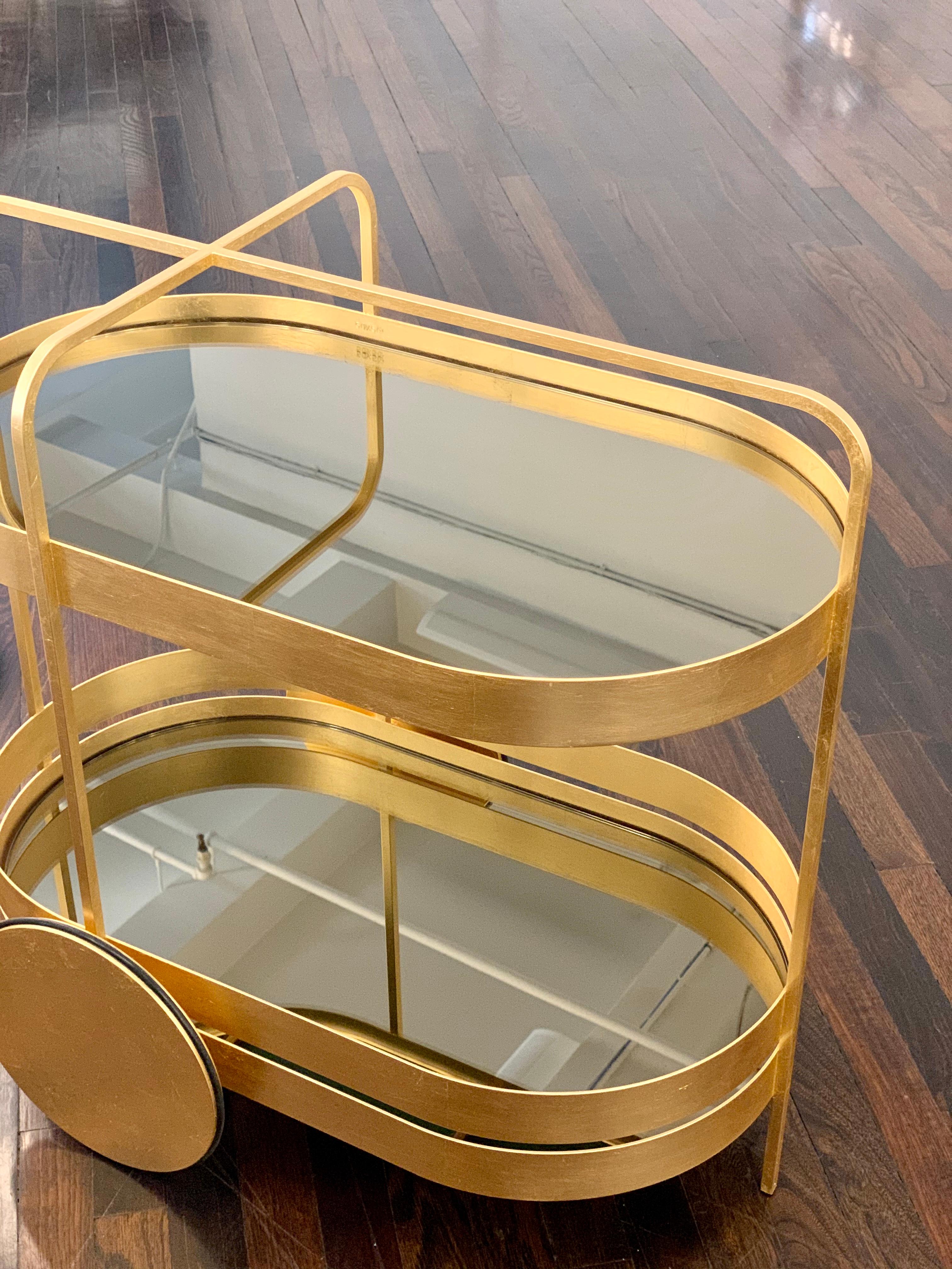 Contemporary Limited Edition 1 of 50 Schonbuch Gold Grace Trolley by Sebastian Herkner
