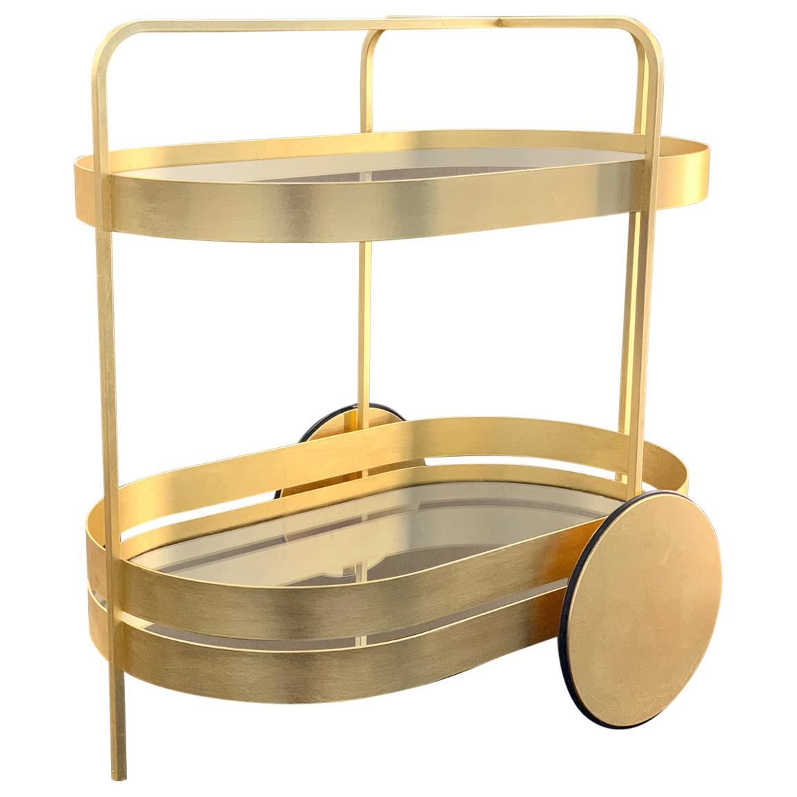 Limited Edition 1 of 50 Schonbuch Gold Grace Trolley by Sebastian Herkner
