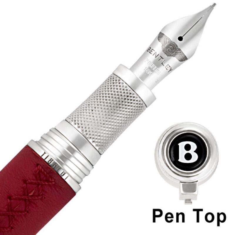 Limited Edition 111/ 500 Tibaldi for Bentley Azure Fountain 18k Pen In Excellent Condition For Sale In Surfside, FL