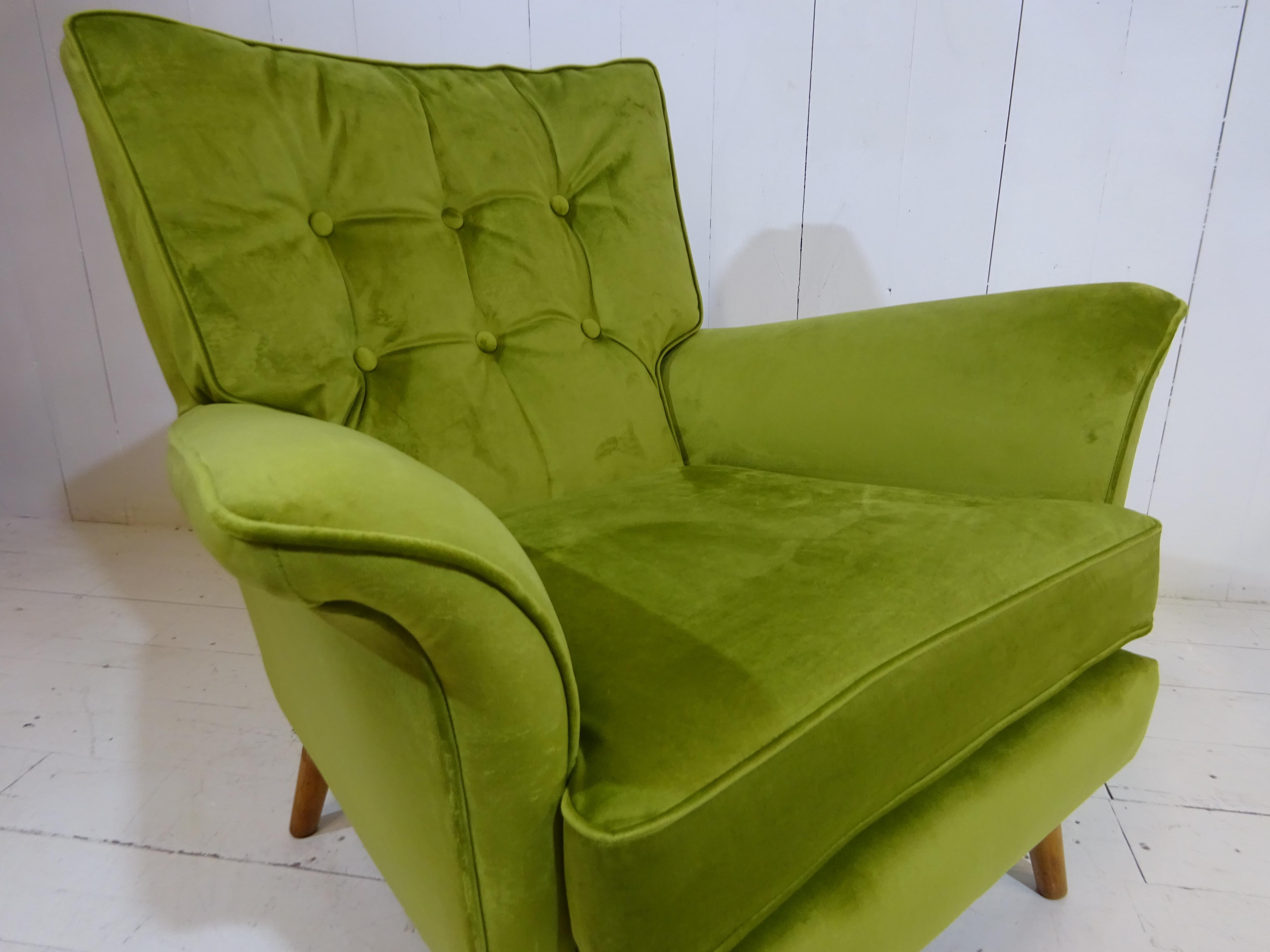 Limited Edition 1950's Lounge Armchair by H Vaughan of London 3