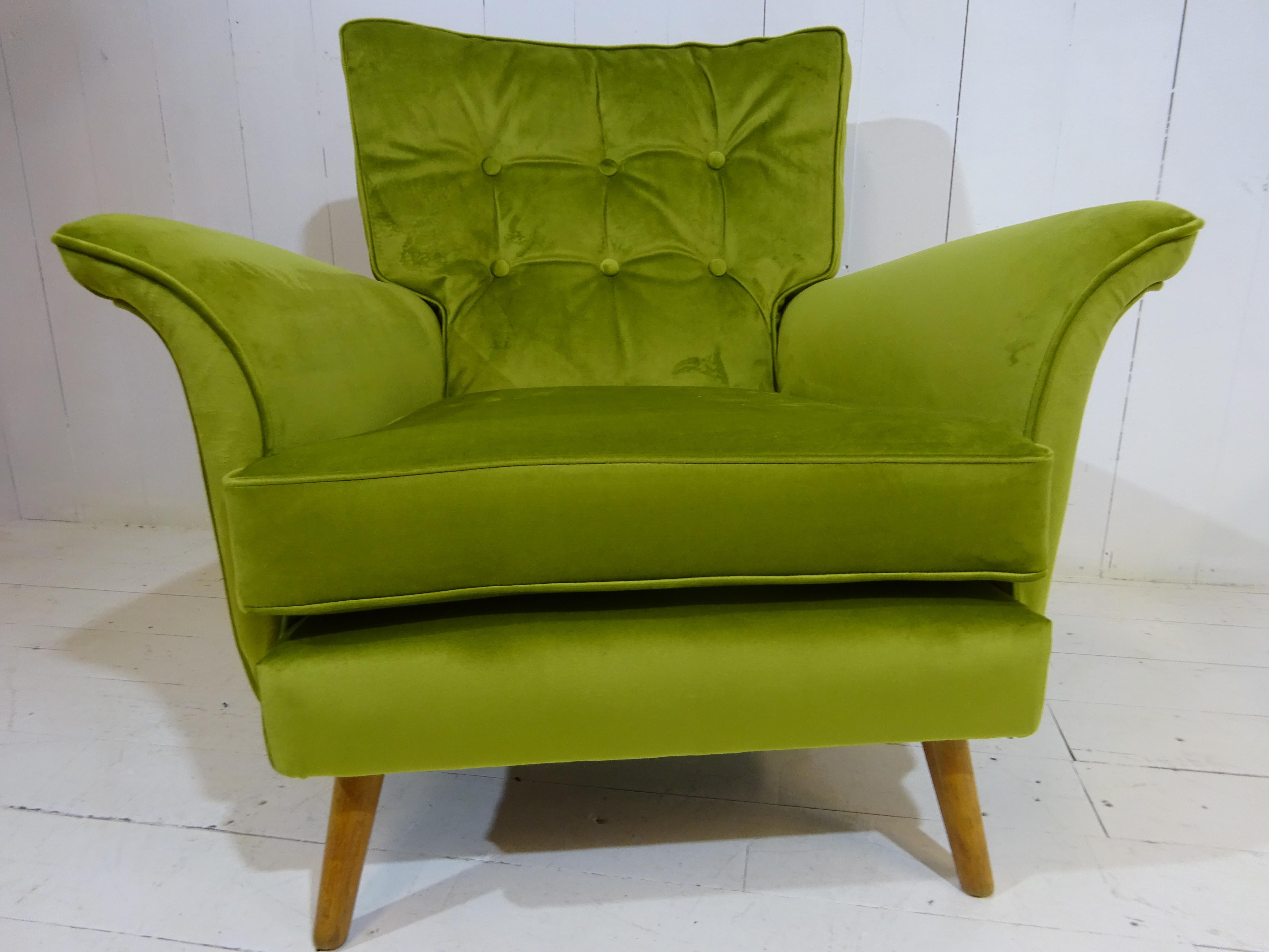Limited Edition 1950's Lounge Armchair by H Vaughan of London 4