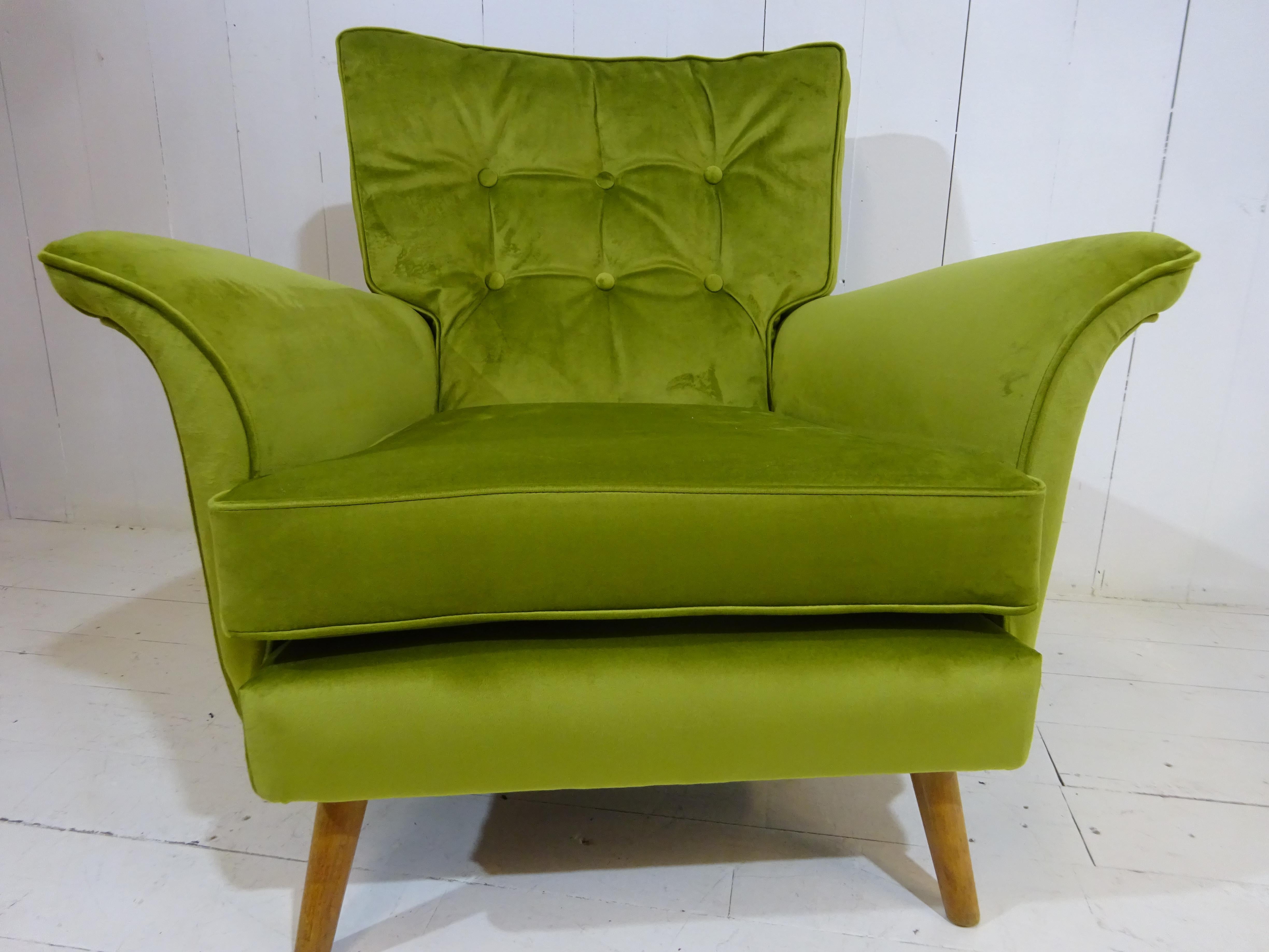 Limited Edition 1950's Lounge Armchair by H Vaughan of London 5