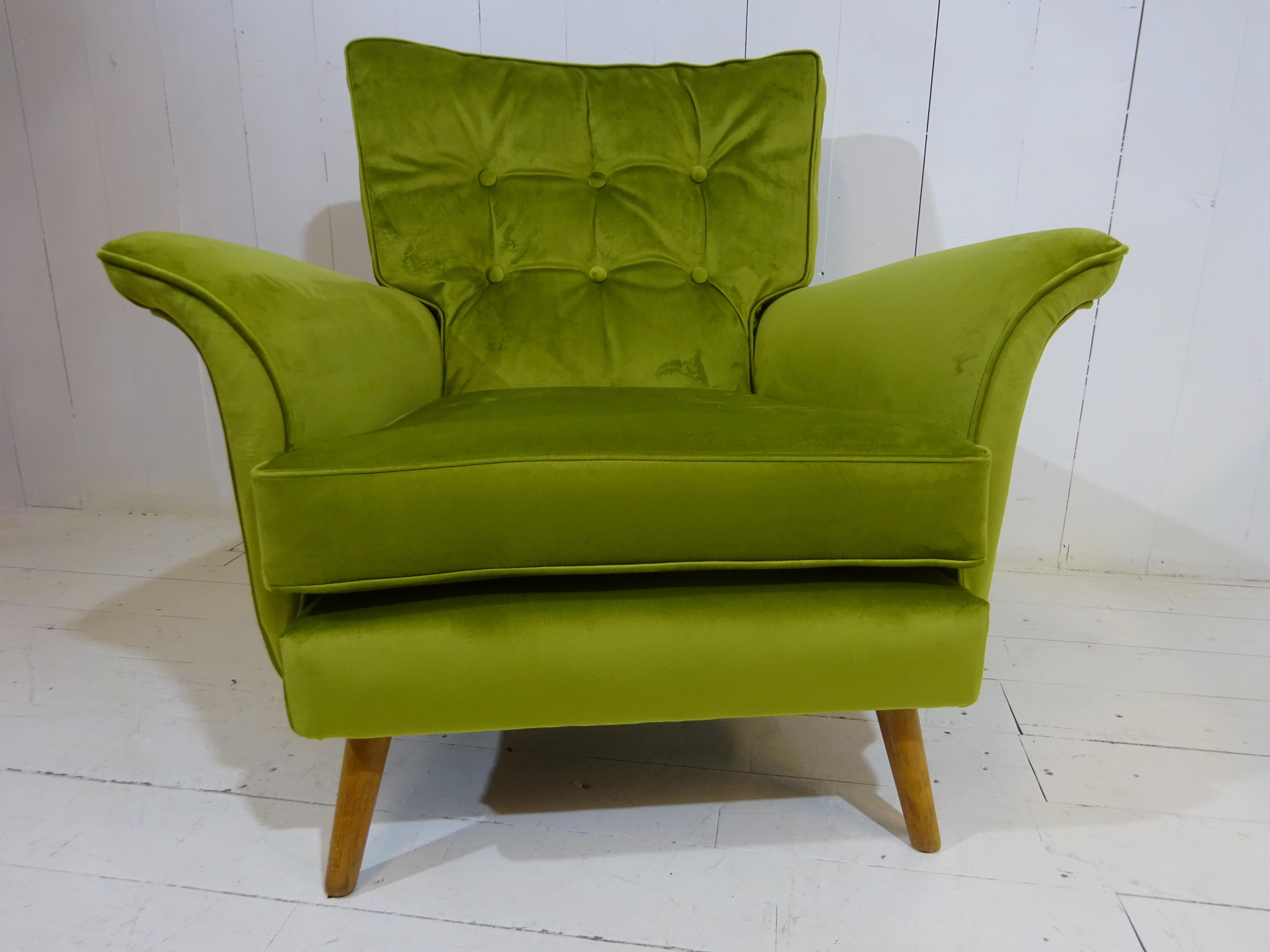 Limited Edition 1950's Lounge Armchair by H Vaughan of London 6