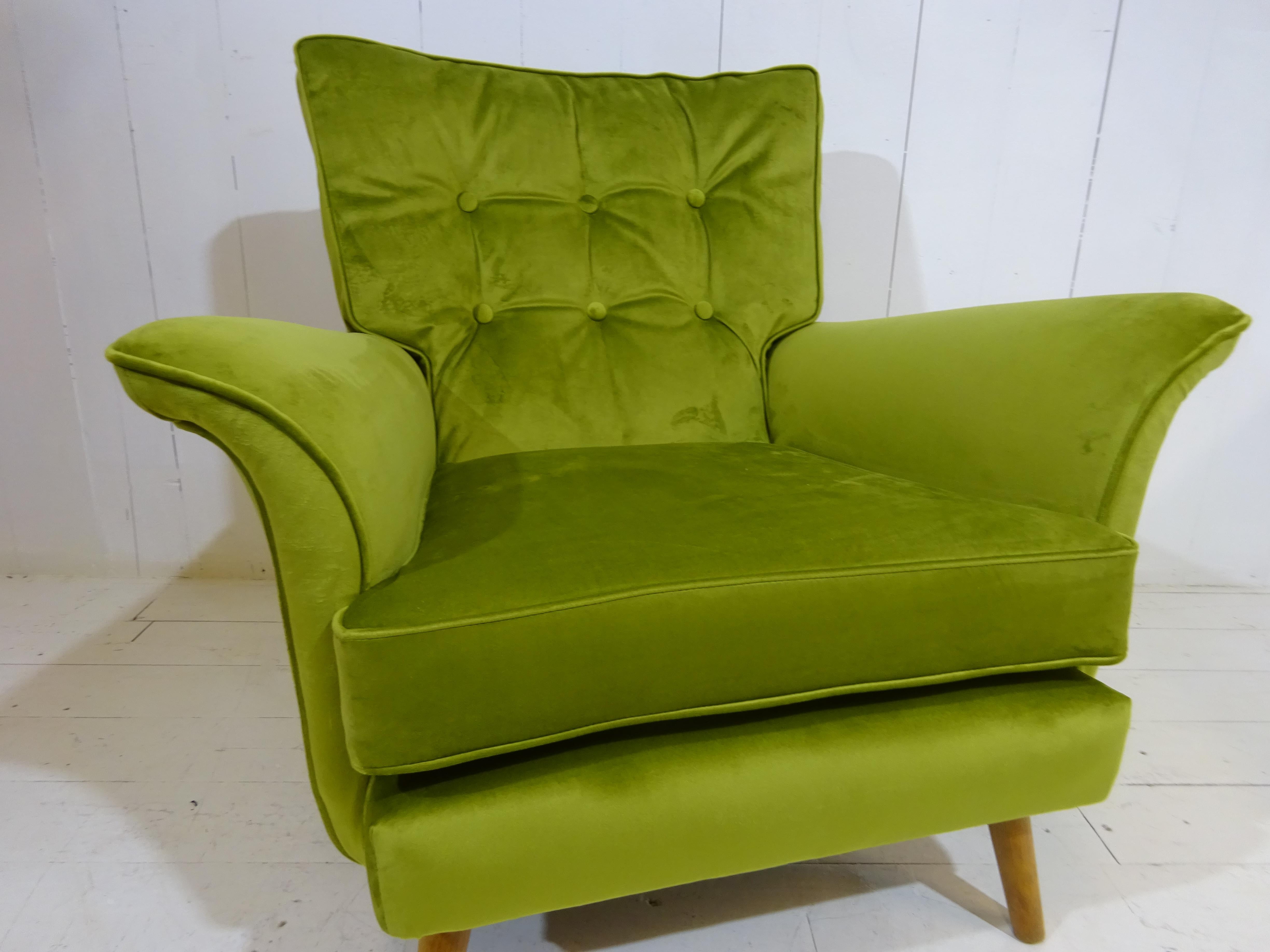 Limited Edition 1950's Lounge Armchair by H Vaughan of London 7