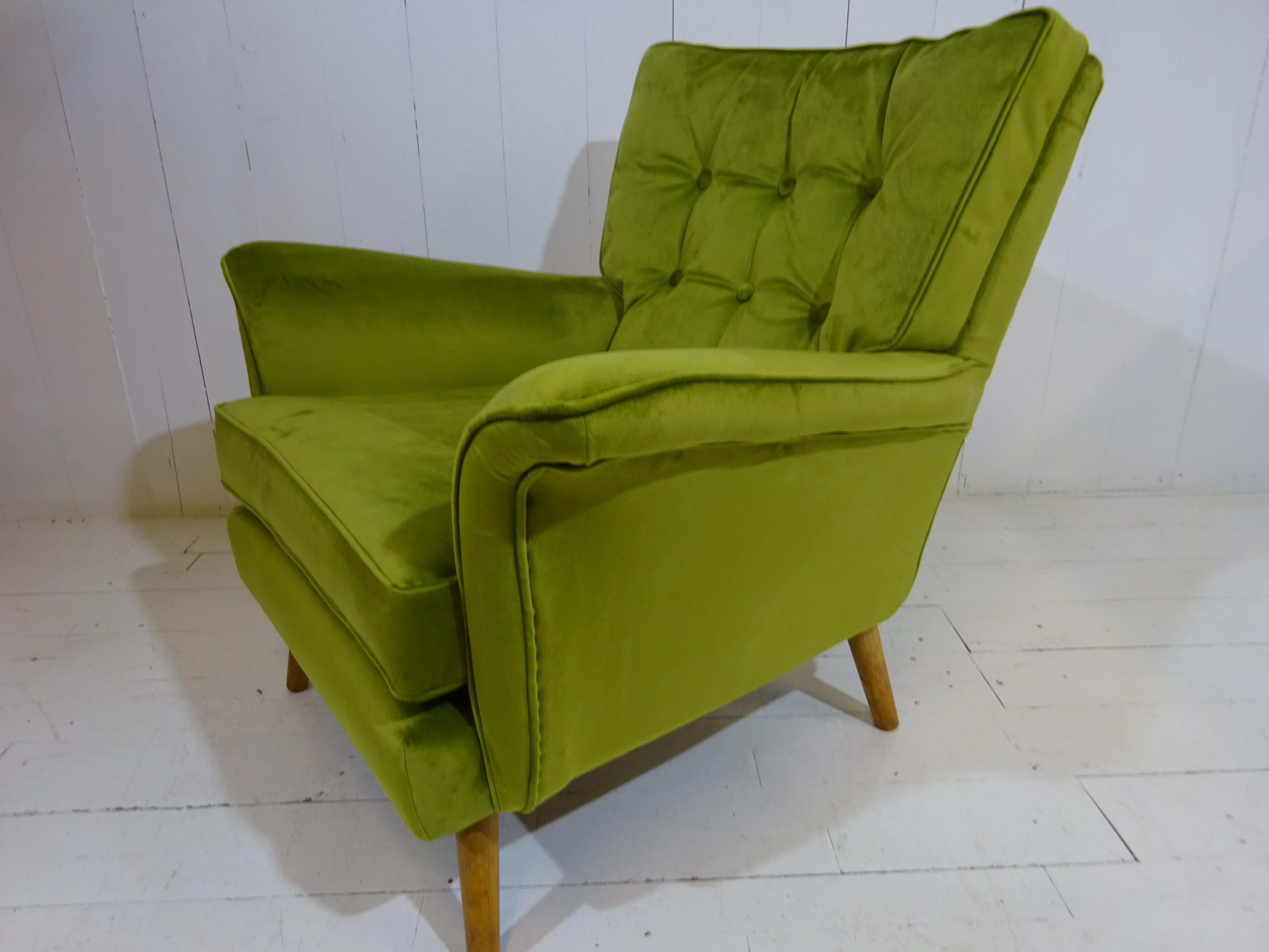 Limited Edition 1950's Lounge Armchair by H Vaughan of London 10
