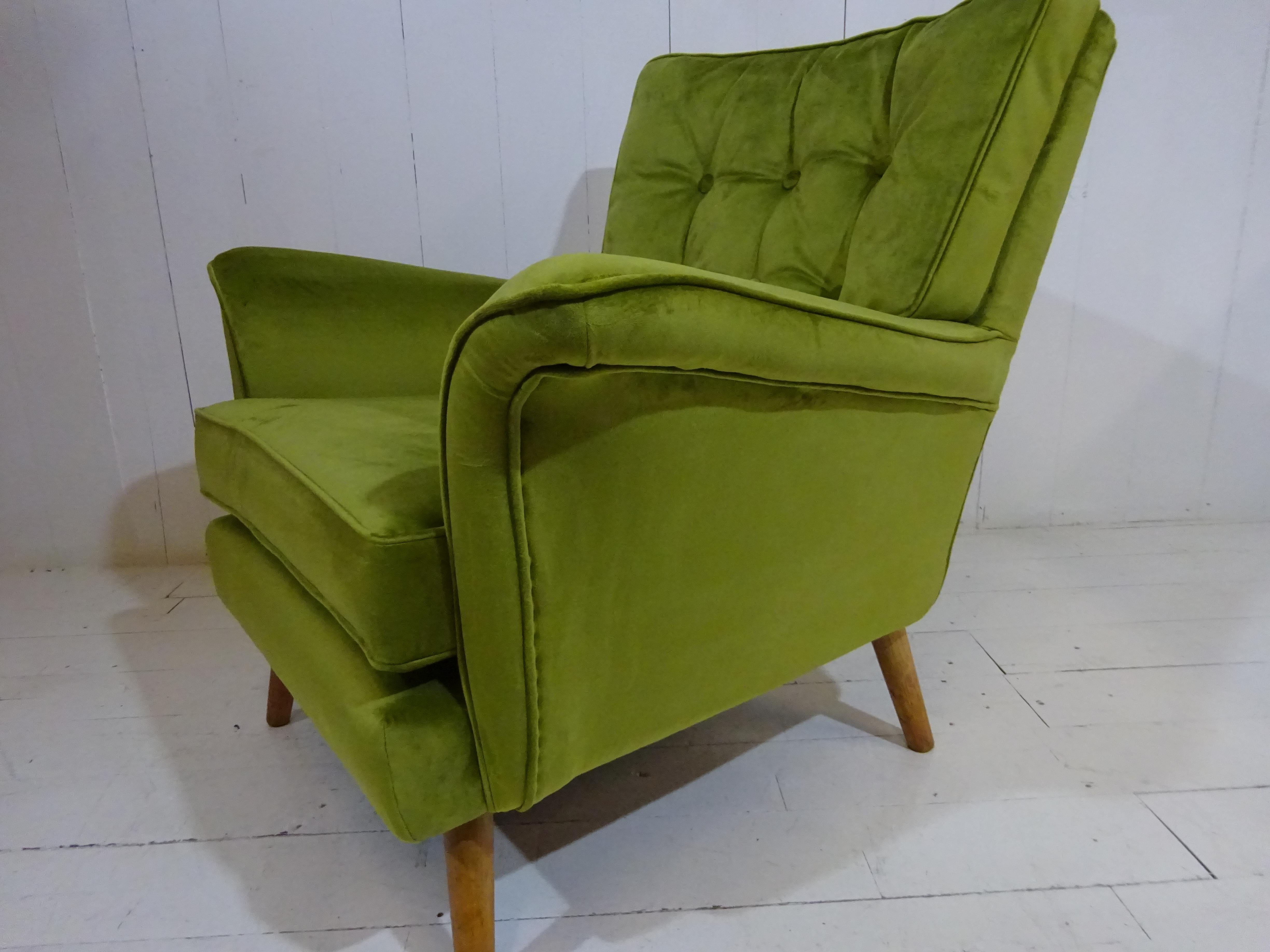 Limited Edition 1950's Lounge Armchair by H Vaughan of London 11