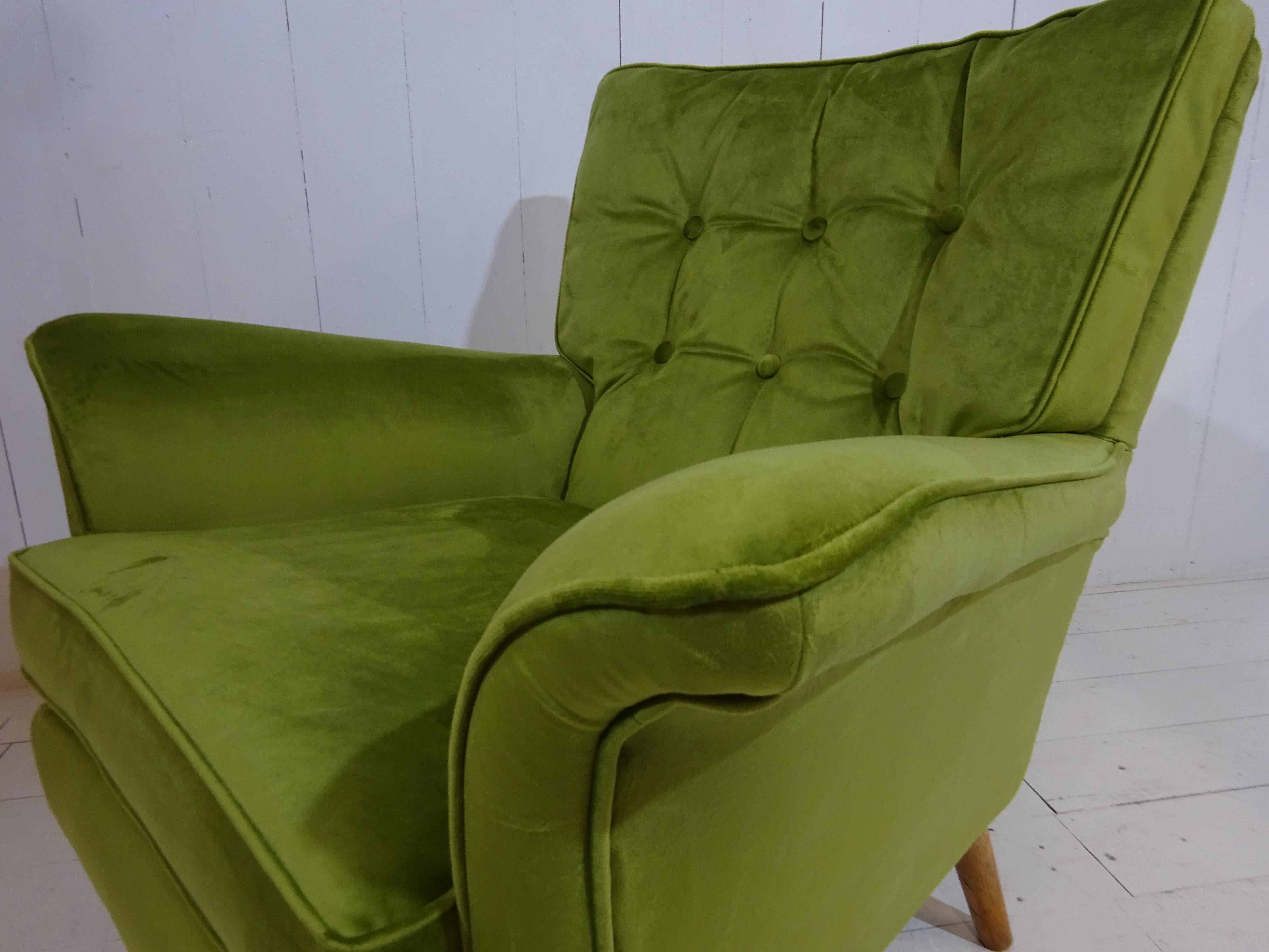 Limited Edition 1950's Lounge Armchair by H Vaughan of London 12