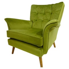 Vintage Limited Edition 1950's Lounge Armchair by H Vaughan of London