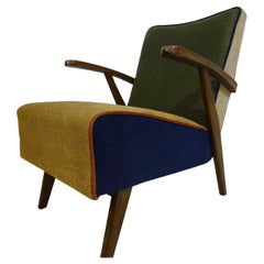 Limited Edition 1960's Lounge Chair in Velvet