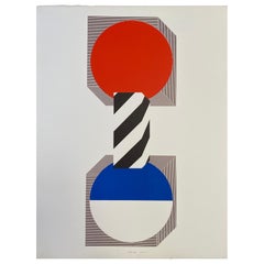 Litografia in edizione limitata del 1970 di Kumi Sugai