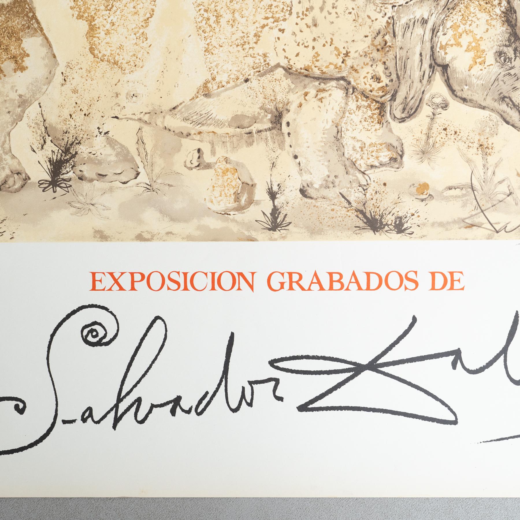 Mid-Century moderno Poster in edizione limitata del 1971 di Salvador Dalí - 
