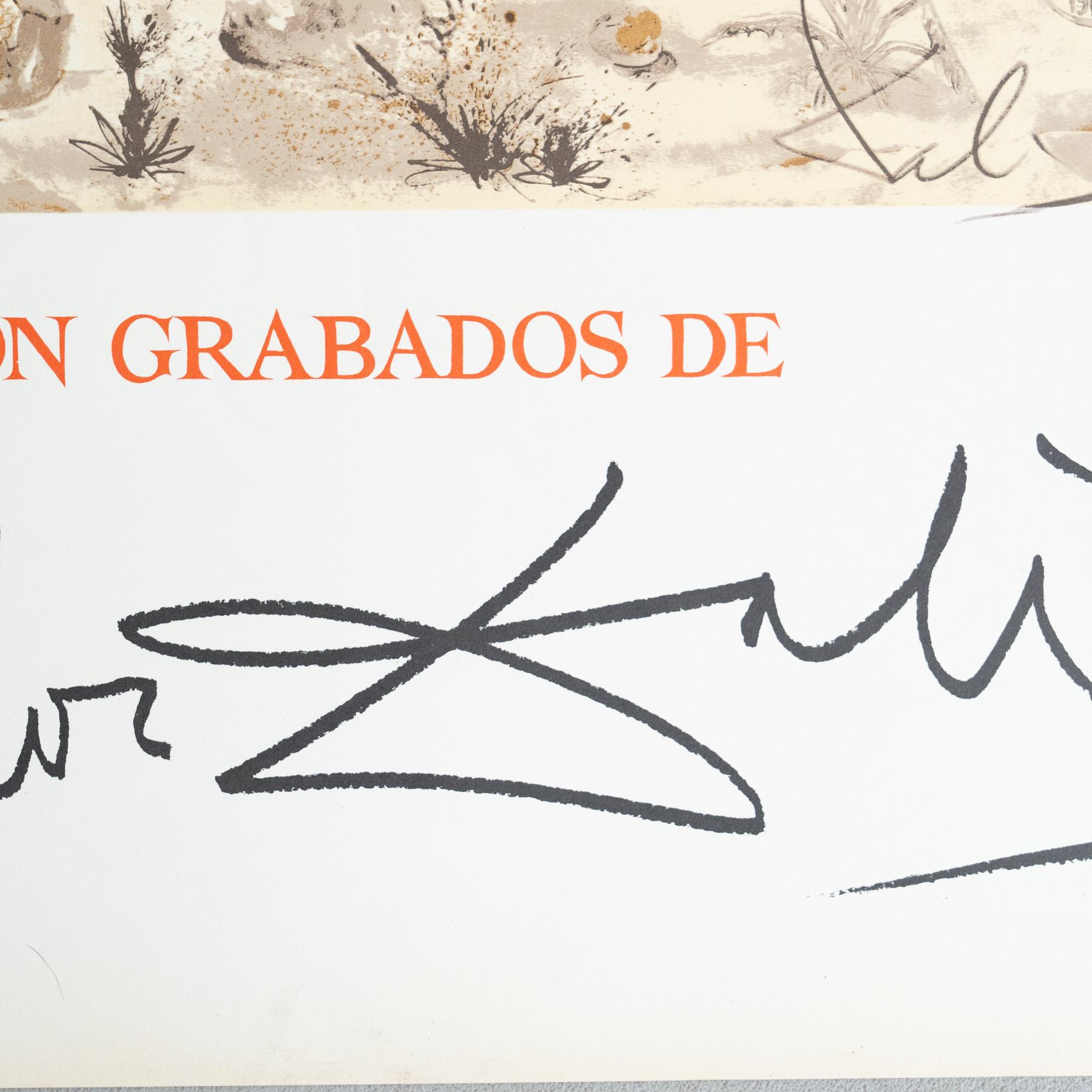 Late 20th Century Limited Edition 1971 Poster by Salvador Dalí – 