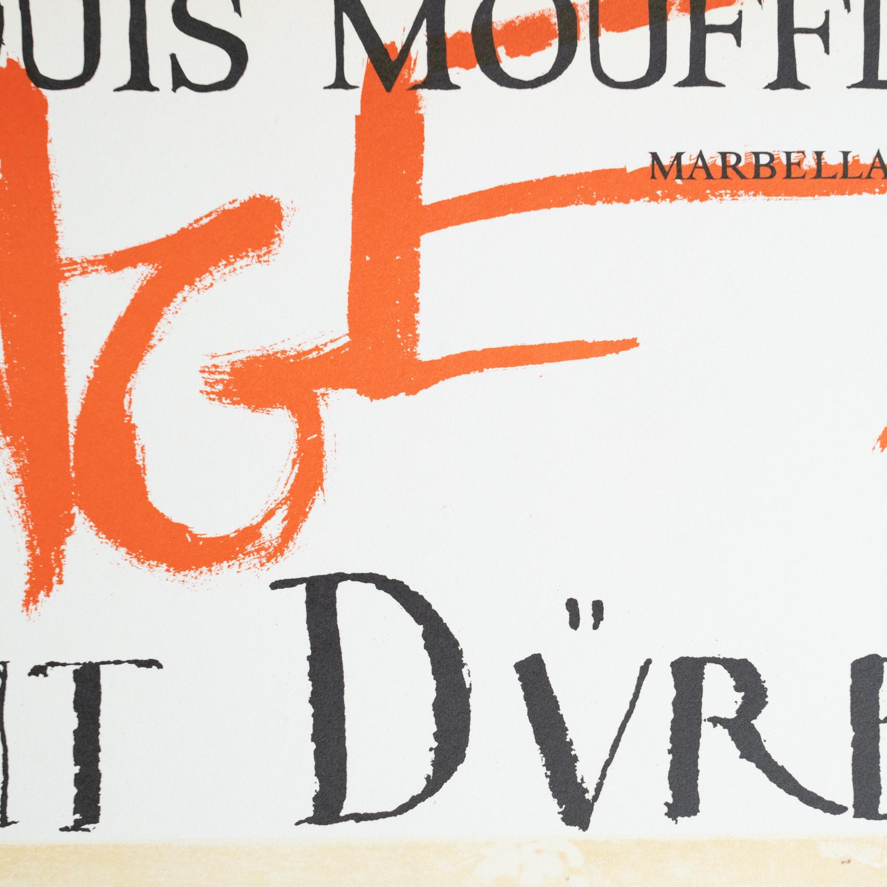 Carta Poster in edizione limitata del 1971 di Salvador Dalí - 