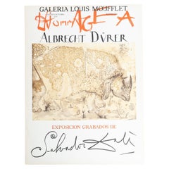 Limitierte Auflage 1971 Poster von Salvador Dalí - "Hommage à Albrecht Dürer"