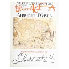 Limitierte Auflage 1971 Poster von Salvador Dalí - "Hommage à Albrecht Dürer"