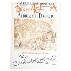 Limitierte Auflage 1971 Poster von Salvador Dalí - "Hommage à Albrecht Dürer"