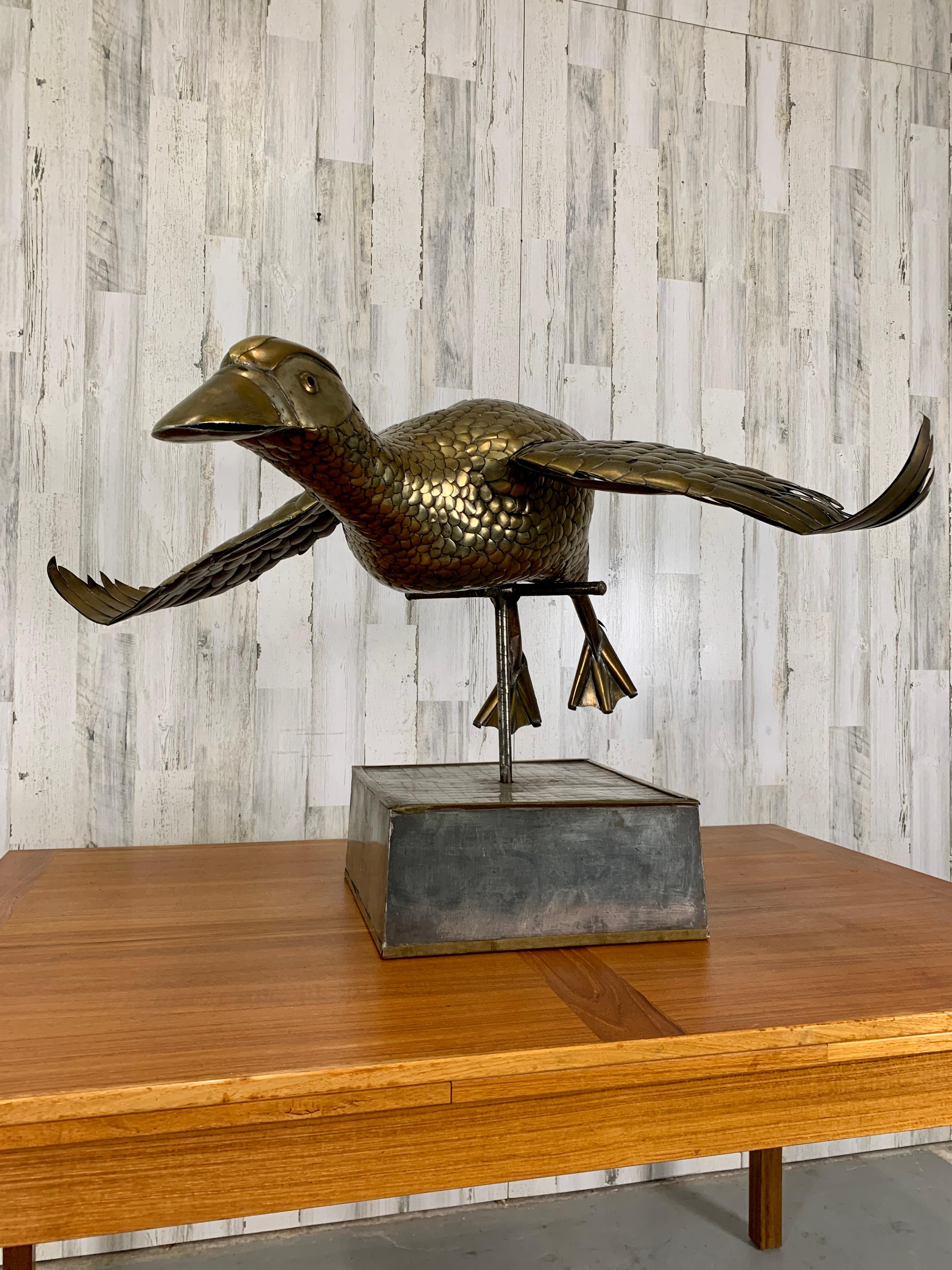 Limited Edition 2/100 Sergio Bustamante Flying Duck Sculpture 1