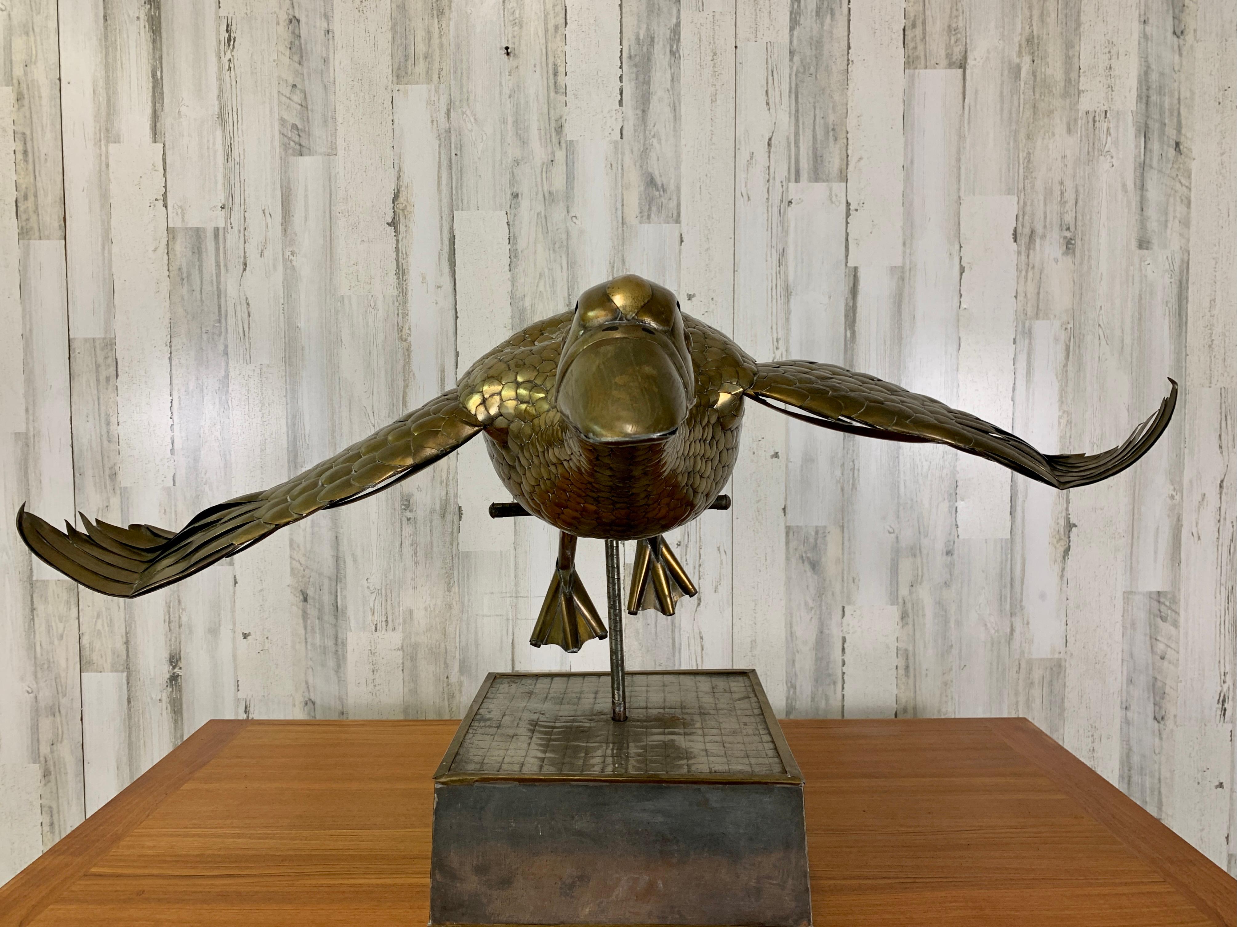 Limited Edition 2/100 Sergio Bustamante Flying Duck Sculpture 9