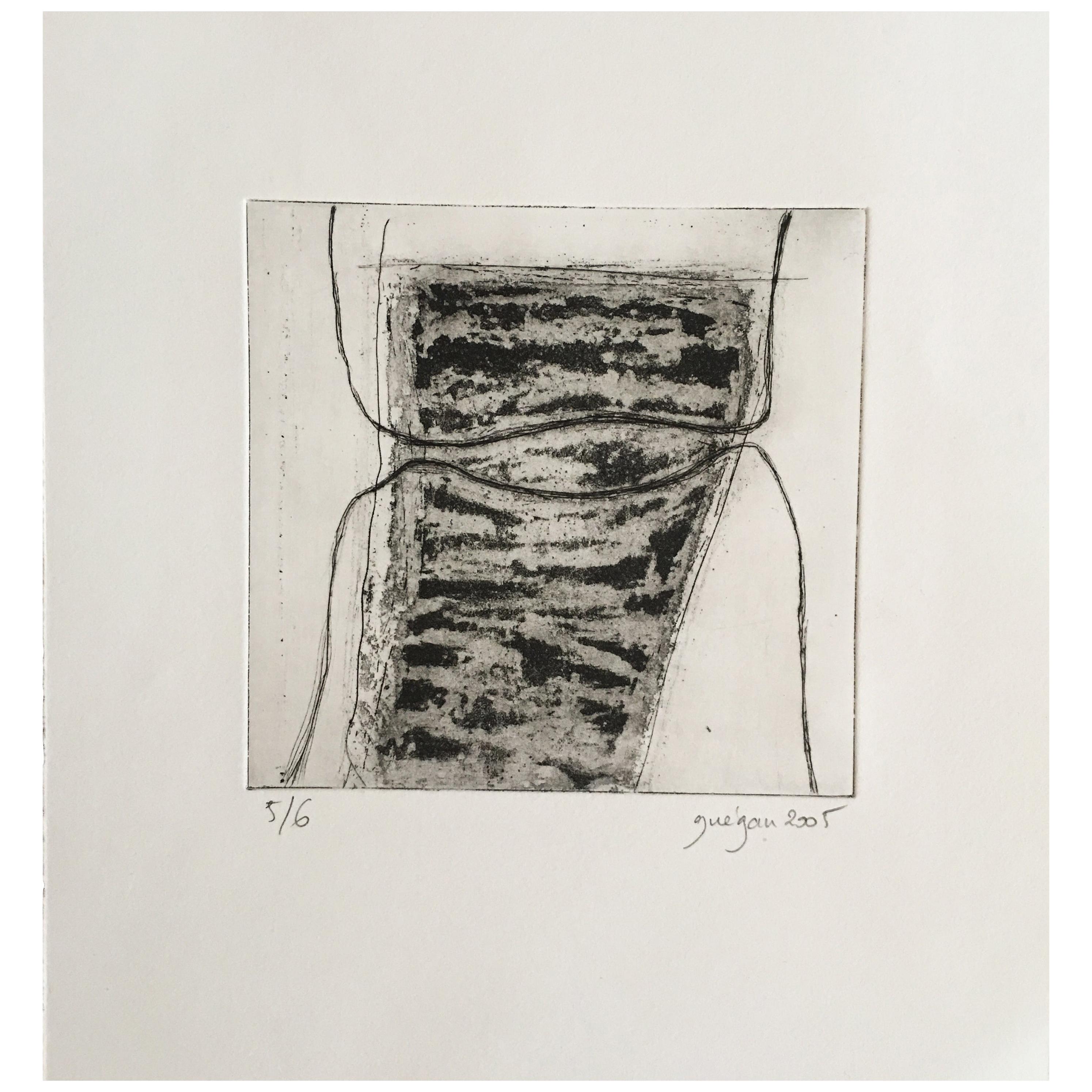 Edition limitée 2005 Marielle Guégan Gravure / Engraving