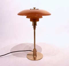 Limited Edition 2018 PH 3/2 Table Lamp, Amber Colored Shades, Poul Henningsen