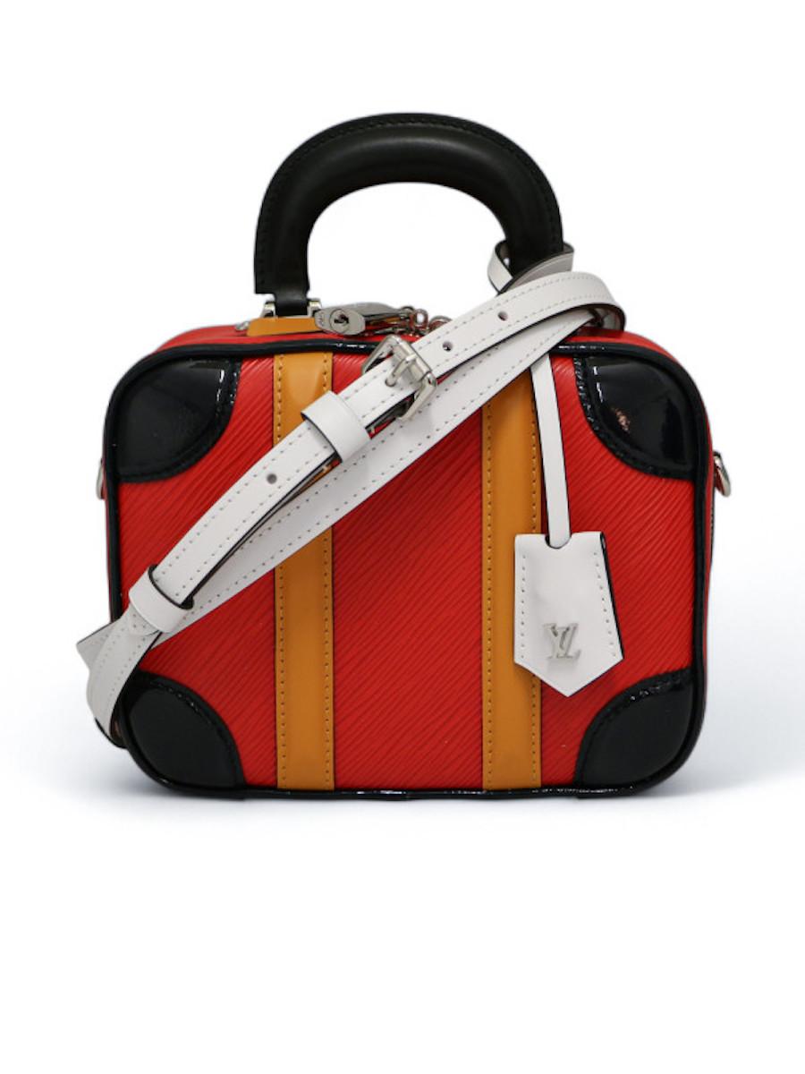 Limitierte Auflage 2019 Louis Vuitton Valisette BB von Nicolas Ghesquiere (Rot) im Angebot