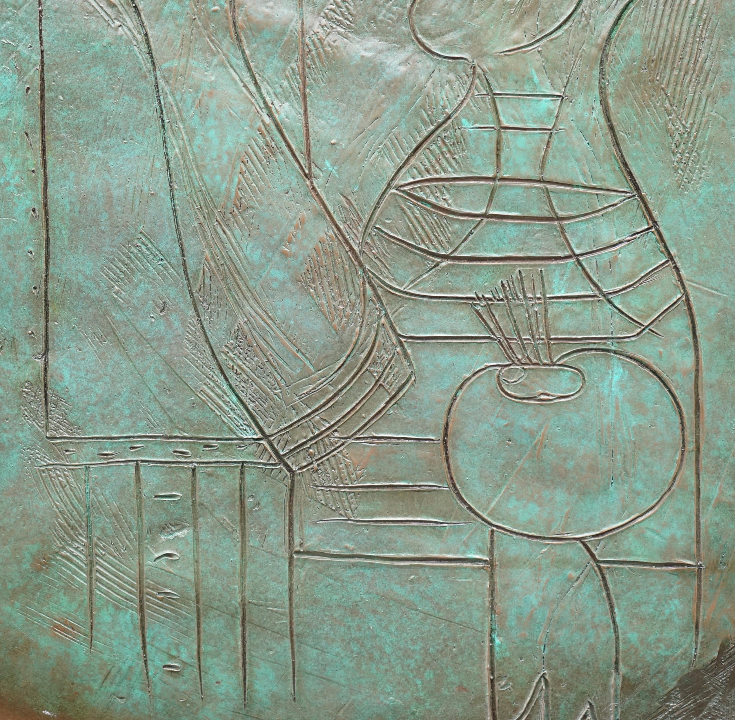 Édition limitée 3/65 hommage à Picasso grand tableau en bronze signé Bill Mack en vente 9