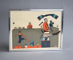 Lithographie 30/100 von Antonio Segu, limitierte Auflage, 1971