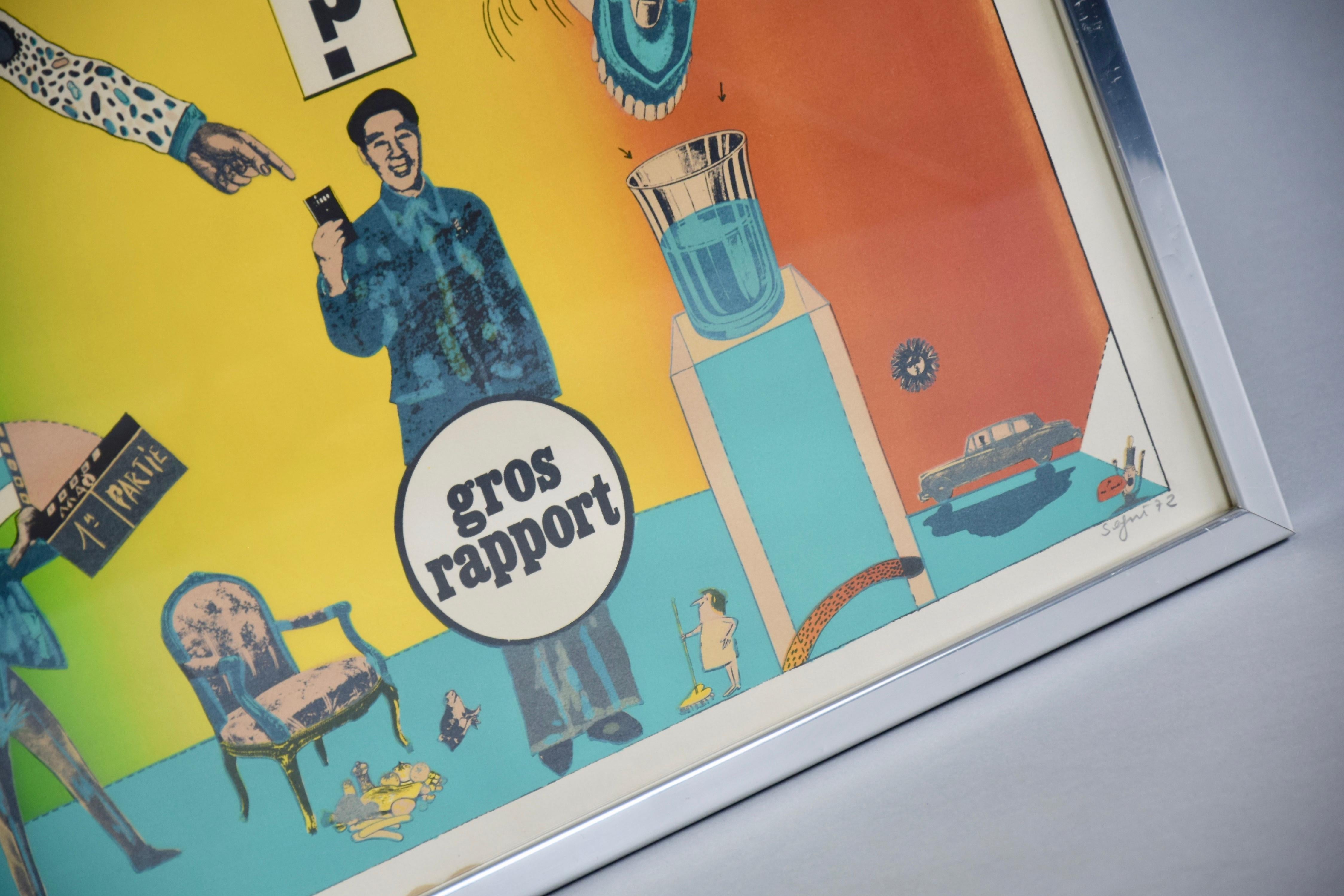 Edición limitada 30/100 Litografía de Antonio Seguí, 1971 finales del siglo XX en venta