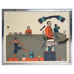 Lithographie en édition limitée 30/100 d'Antonio Segu, 1971