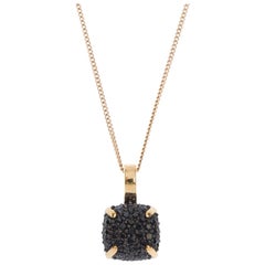 Limited Edition 9 Carat Yellow Gold Spinel Cluster Pendant