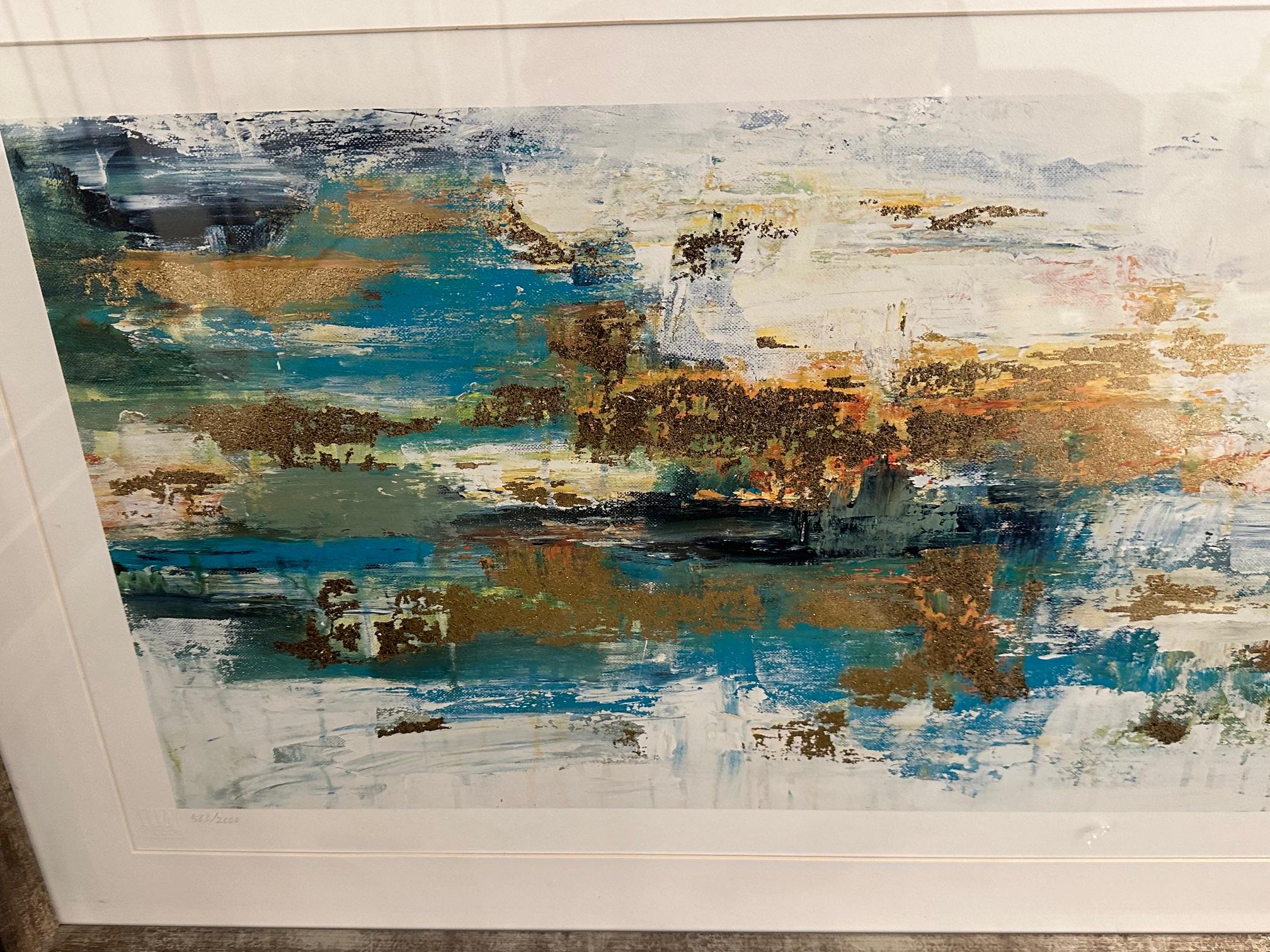 Limited Edition Abstract Painting Signed and Numbered by Zelda Crane  For Sale 3