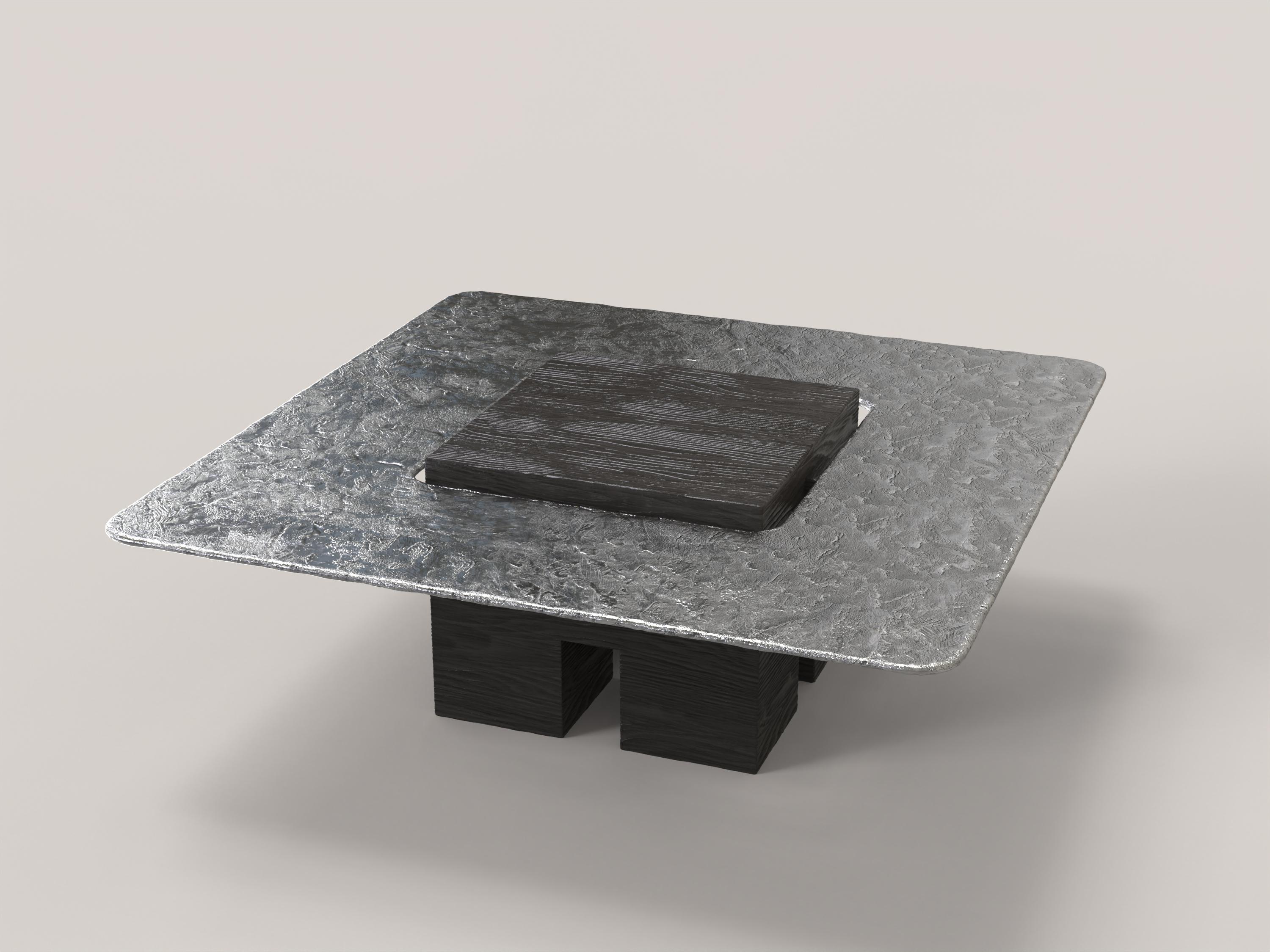 Aluminiumholztisch in limitierter Auflage, Tempio V2 von Edizione Limitata im Zustand „Neu“ im Angebot in Milano, IT