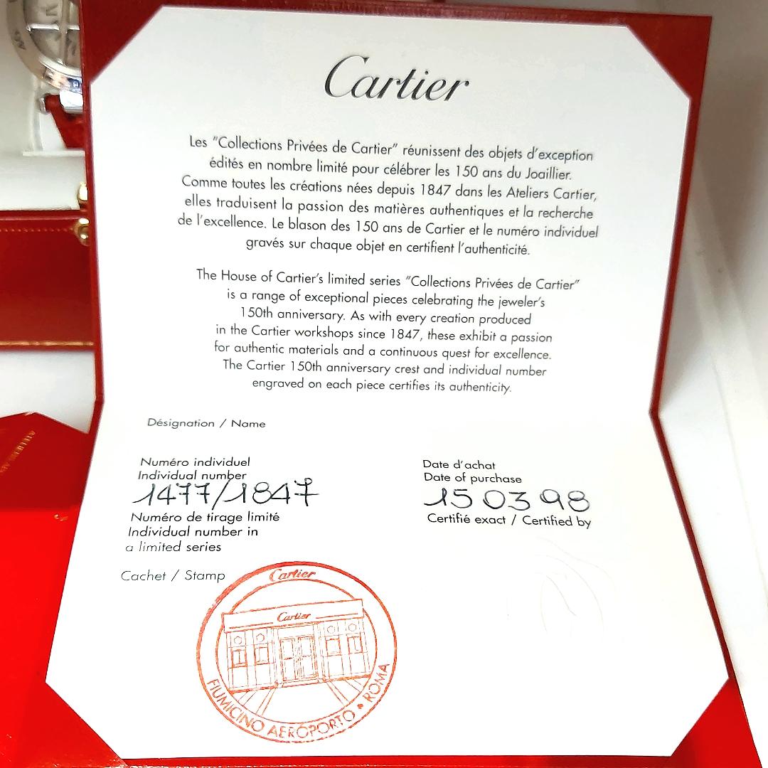 Limited Edition Anniversary Cartier Pasha Removable Grid Box and Papers W3102255 11