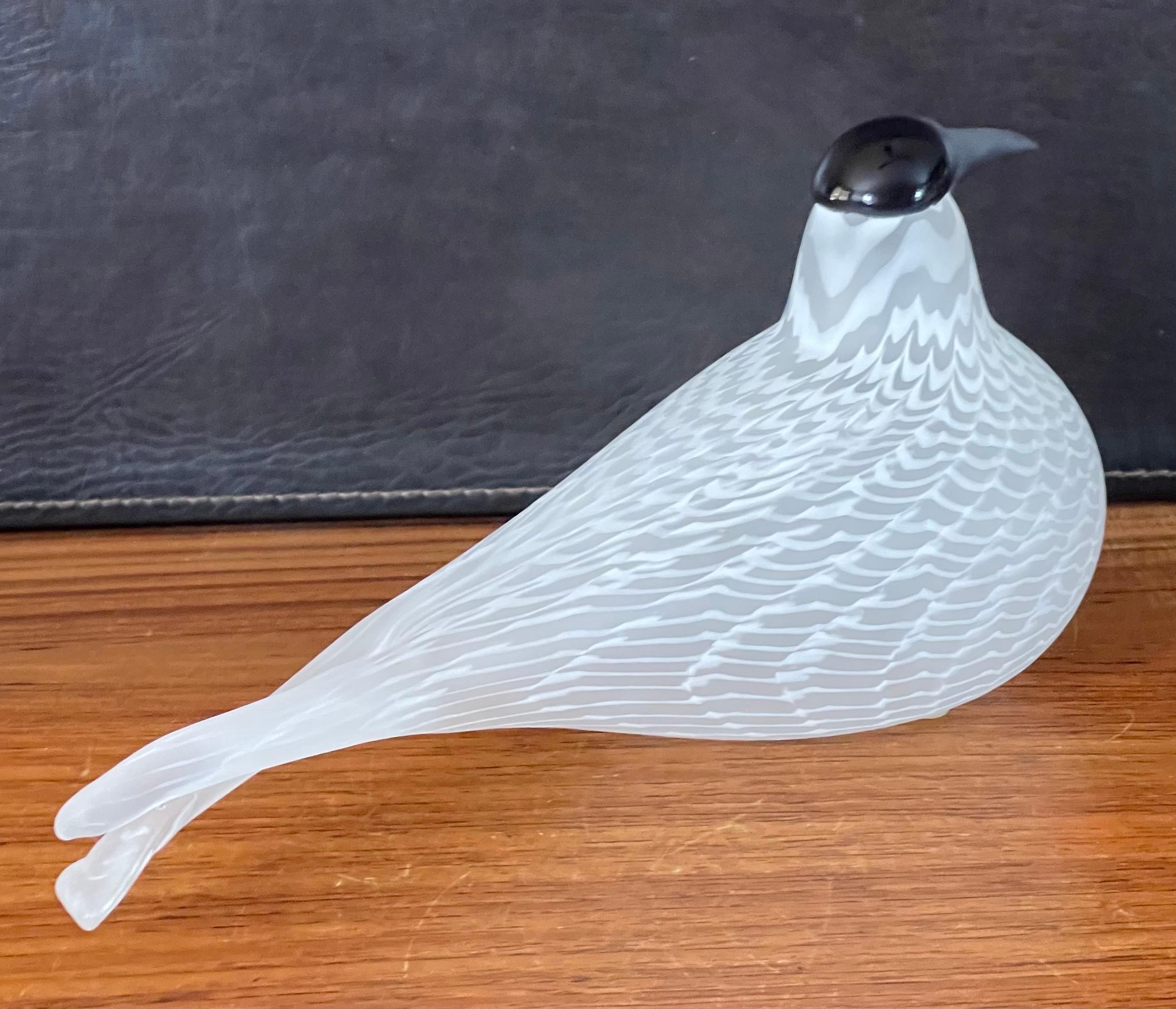Limited Edition Art Glass Bird Sculpture by Oiva Toikka / Nuutajarvi of Finland 4