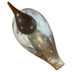 Limited Edition Art Glass Bird Sculpture by Oiva Toikka / Nuutajarvi of Finland
