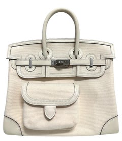 Limited Edition As New Hermes Birkin Cargo 25 Nata Swift Leather