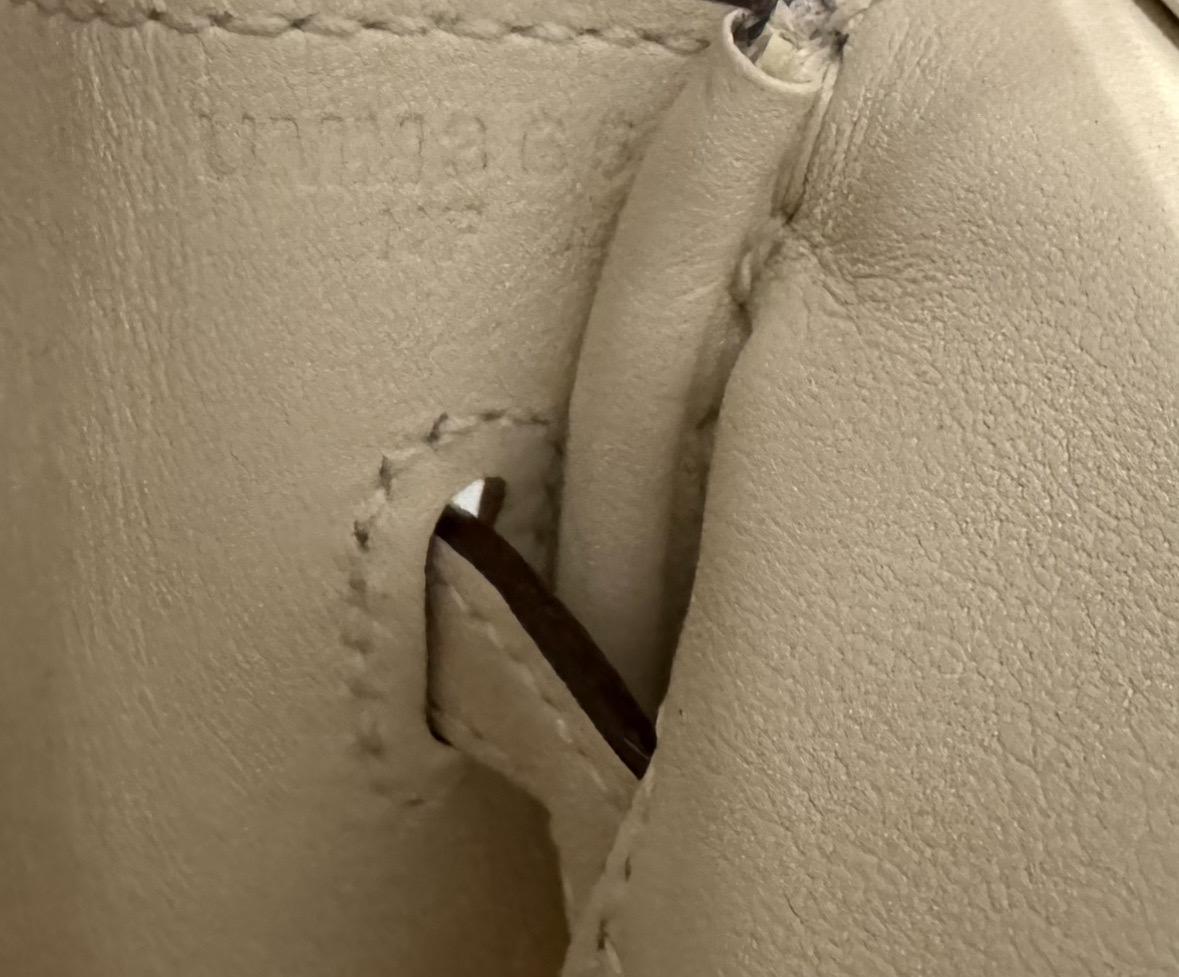 Limited Edition As New Hermes Birkin Cargo 25 Nata Swift Leather 3