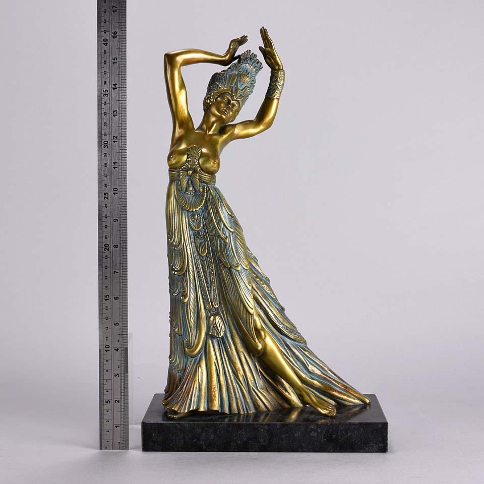 Limited Edition Austrian Cold Painted Bronze Figure 'Salome' by Ernst Fuchs 3